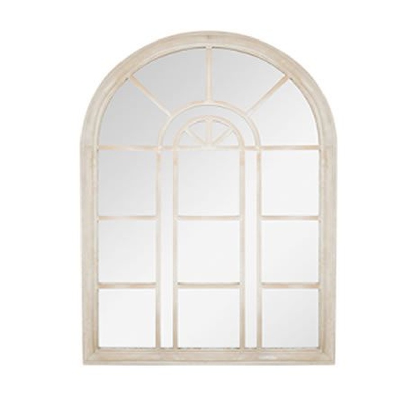 ROUNDED ARCH WINDOW MIRROR