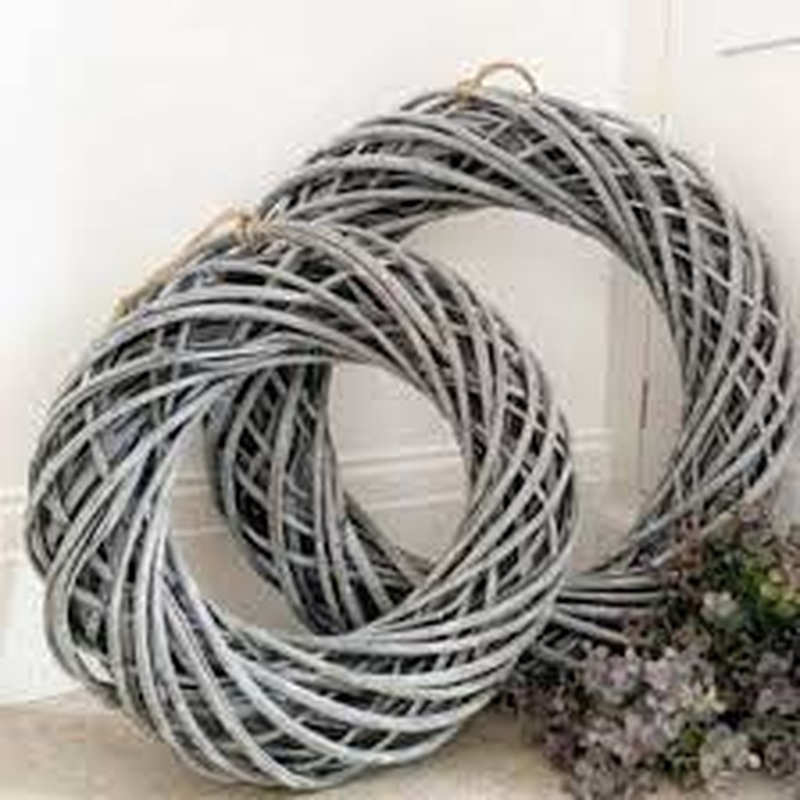 Wreath Willow Grey 40 x 10cm