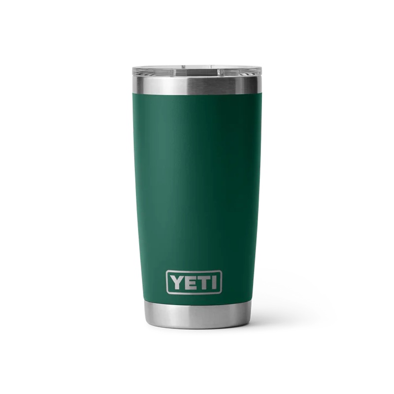 YETI RAMBLER 20 OZ TUMBLER BLACK FOREST GREEN