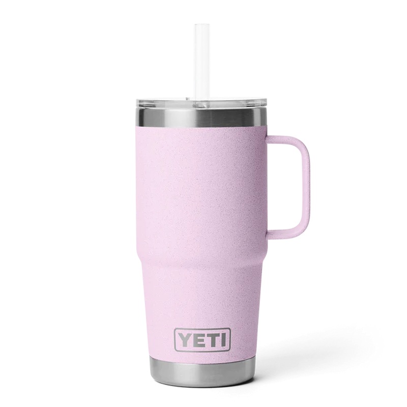 YETI RAMBLER 25 OZ STRAW MUG CHERRY BLOSSOM