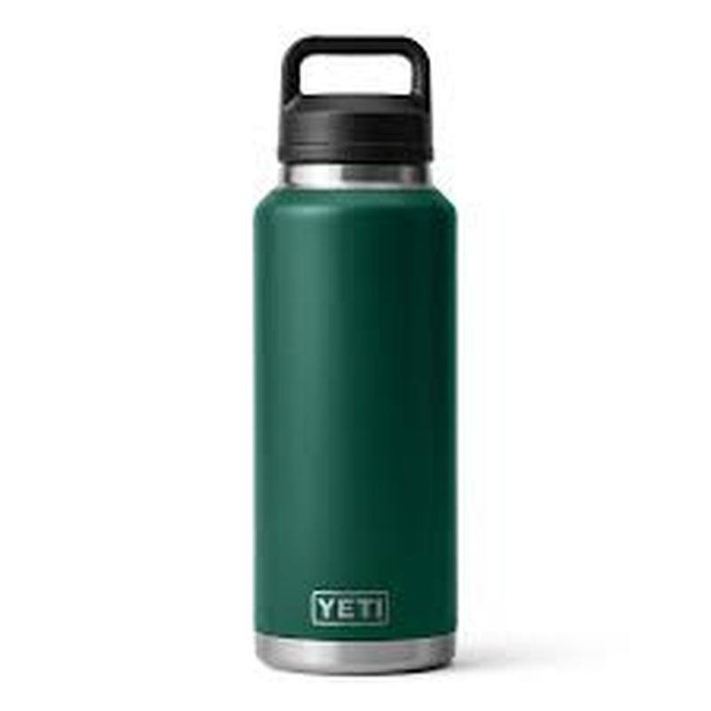 Rambler 46 Oz Bottle Chug - Black Forest Green