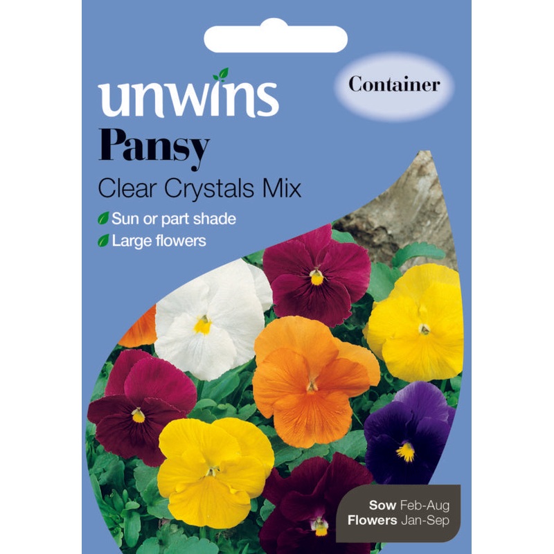 Pansy Clear Crystals Mix