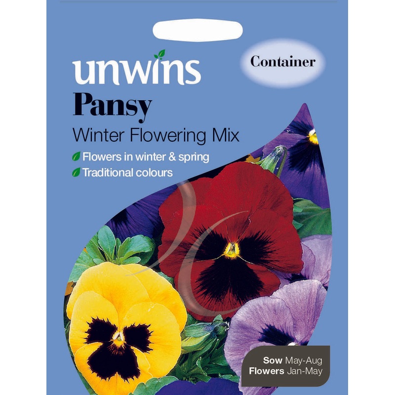 Pansy Winter Flowering Mix