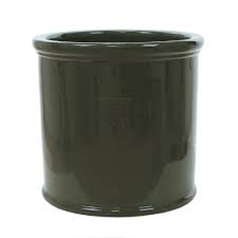 RHS Wisley 2 Cylinder Dark Green 24cm