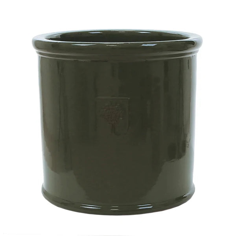 RHS Wisley 2 Cylinder Dark Green 37cm