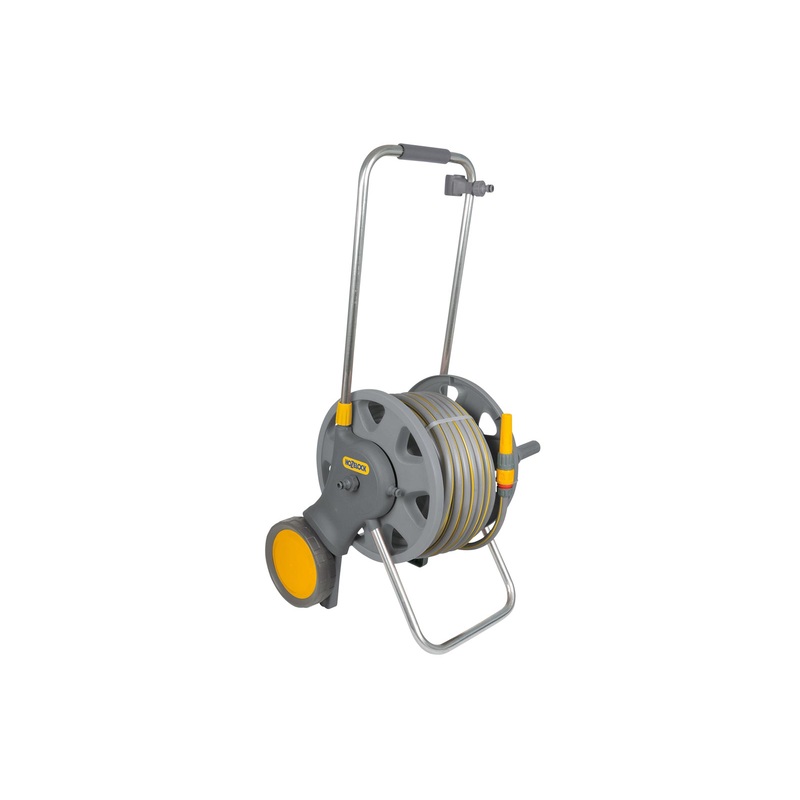 Hozelock2477 60m 2 in 1 Reel and 50m Multi Purp Hose