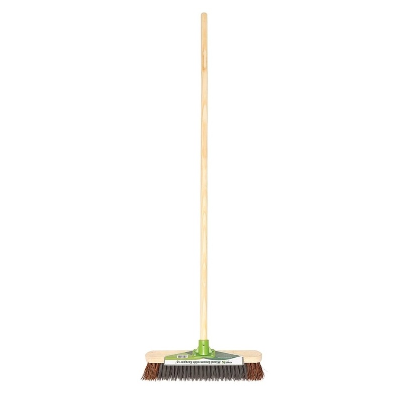 Broom and Scraper Mixed