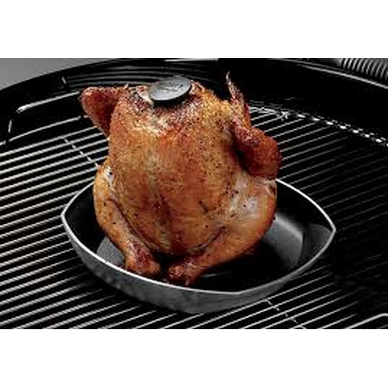 Weber DELUXE POULTRY ROASTER - FITS 57CM CHARCOAL BARBECUES AND Q 3000 SERIES AND UP