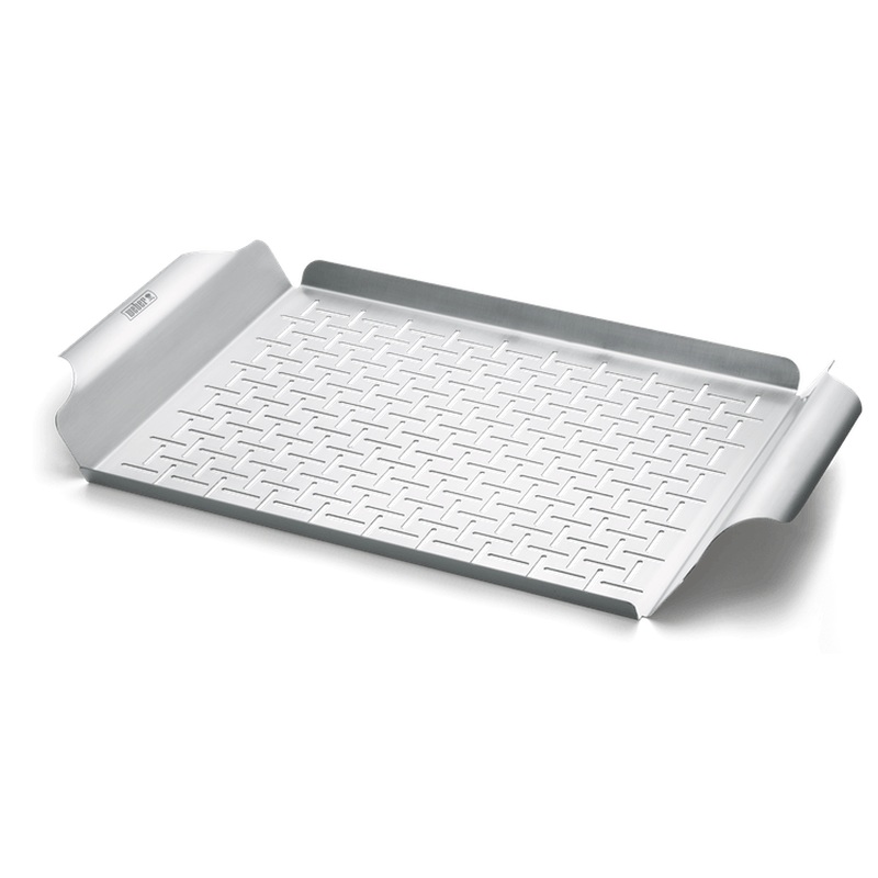DELUXE GRILLING PAN - STAINLESS STEEL, RECTANGULAR