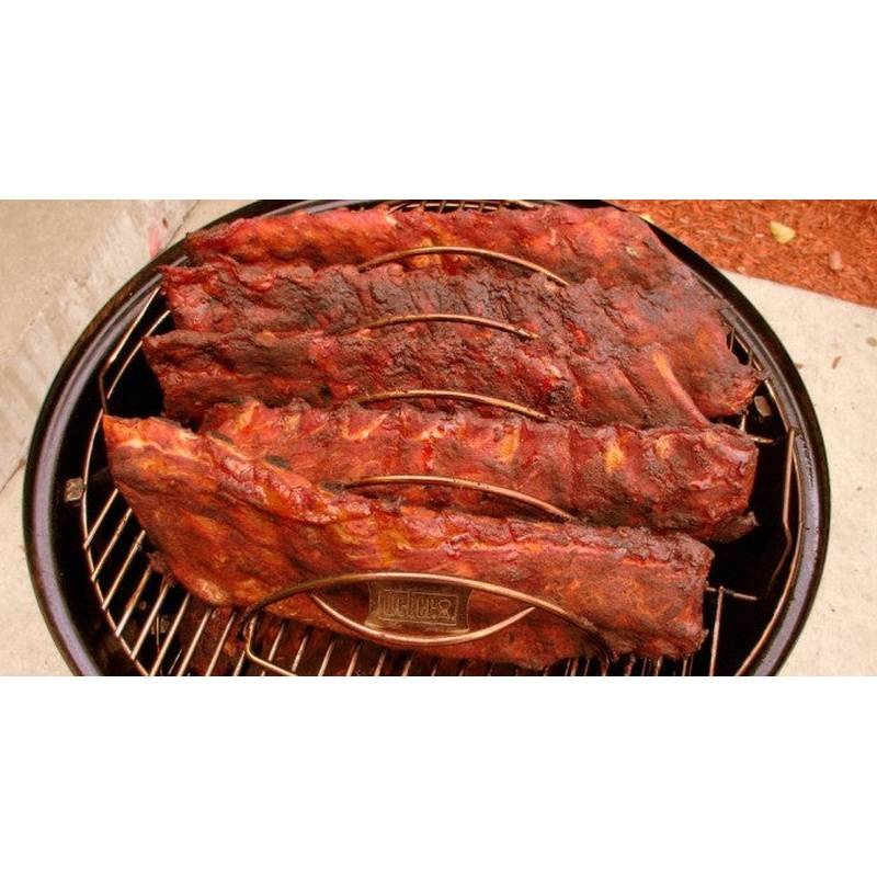 RIB RACK - FITS 47CM CHARCOAL BARBECUES, Q 2000 SERIES AND U