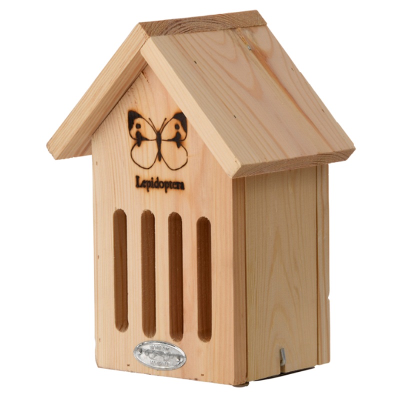 Butterfly house silhouette