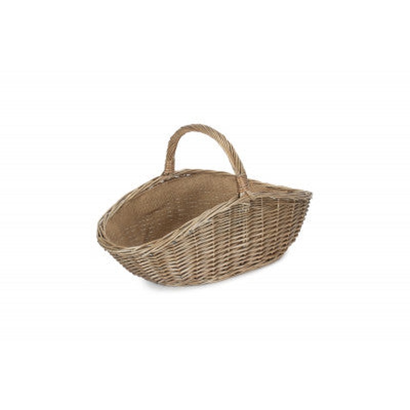 Large Antique Wash Harvesting Basket