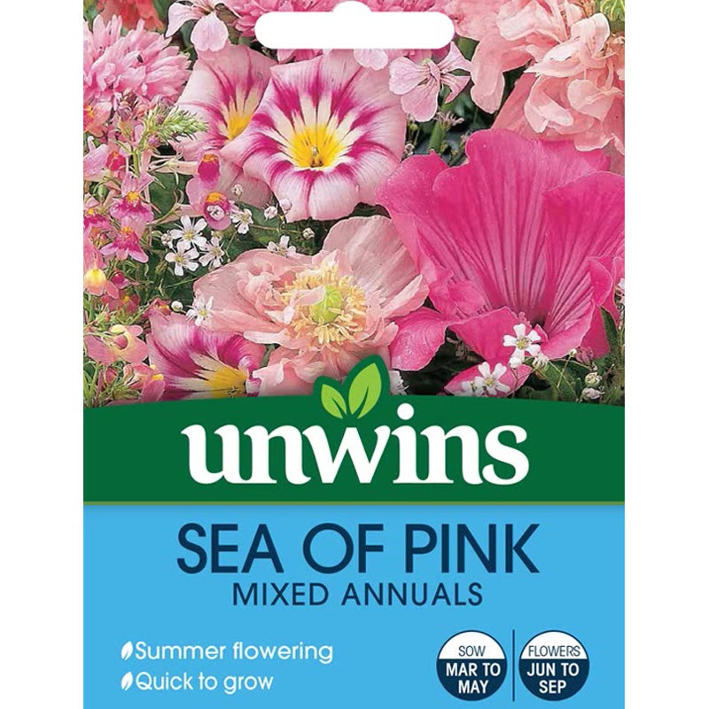 Unwins Sea of Pink Mixed Annuals