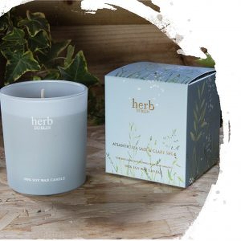 HERB ATLANTIC SEASALT BOXED CANDLE