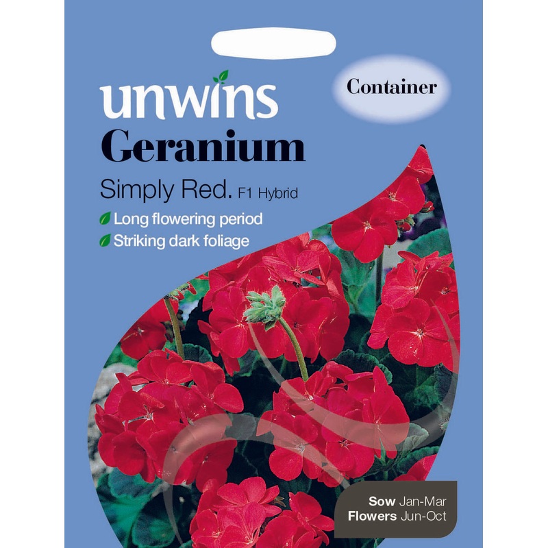 Geranium Simply Red F1 Hybrid