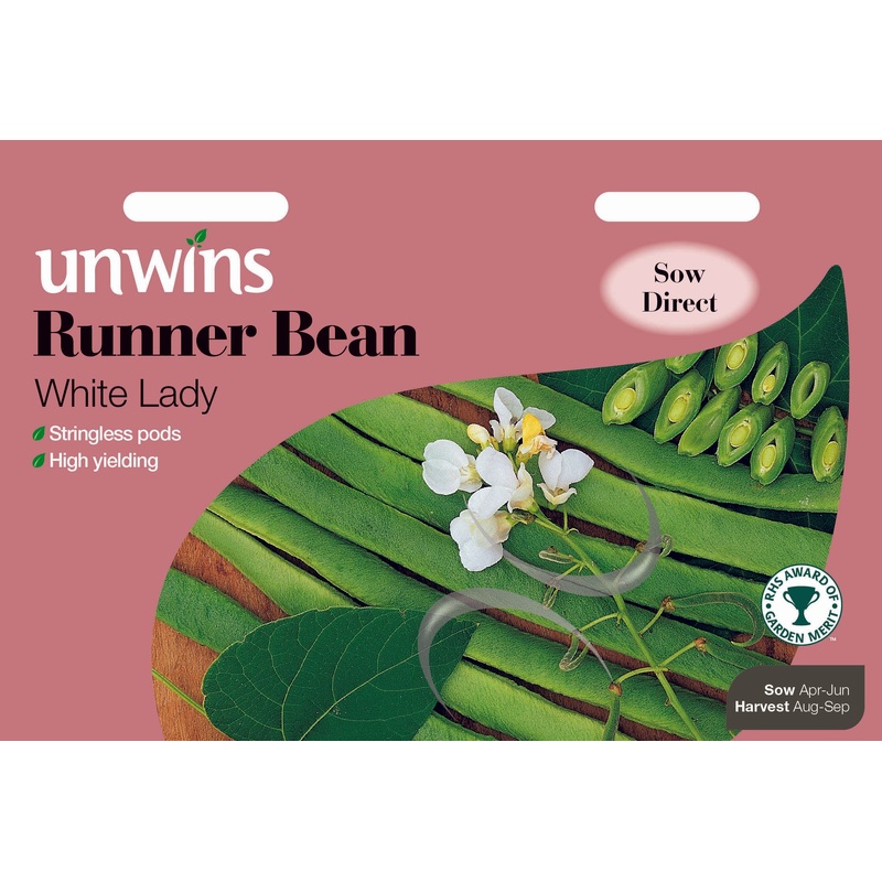 Runner Bean White Lady