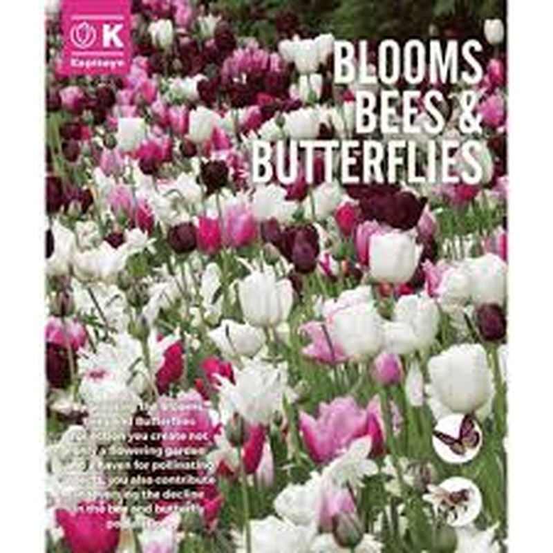 BLOOMS, BEES & BUTTERFLIES  PINK SHADES x 15