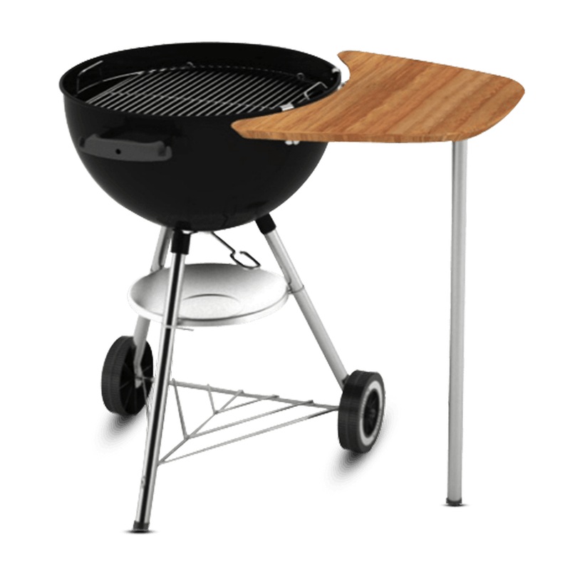 Weber SIDE TABLE - BAMBOO TABLE, FITS 47 AND 57CM CHARCOAL BARBECUES (EXCEPT COMPACT KETTLE)