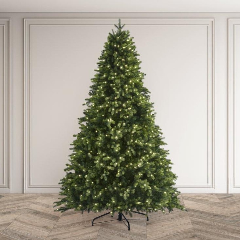 GALWAY - 8.5ft Tree with 1000 Warm White LED 5mm bulbs - NEW 8 Function