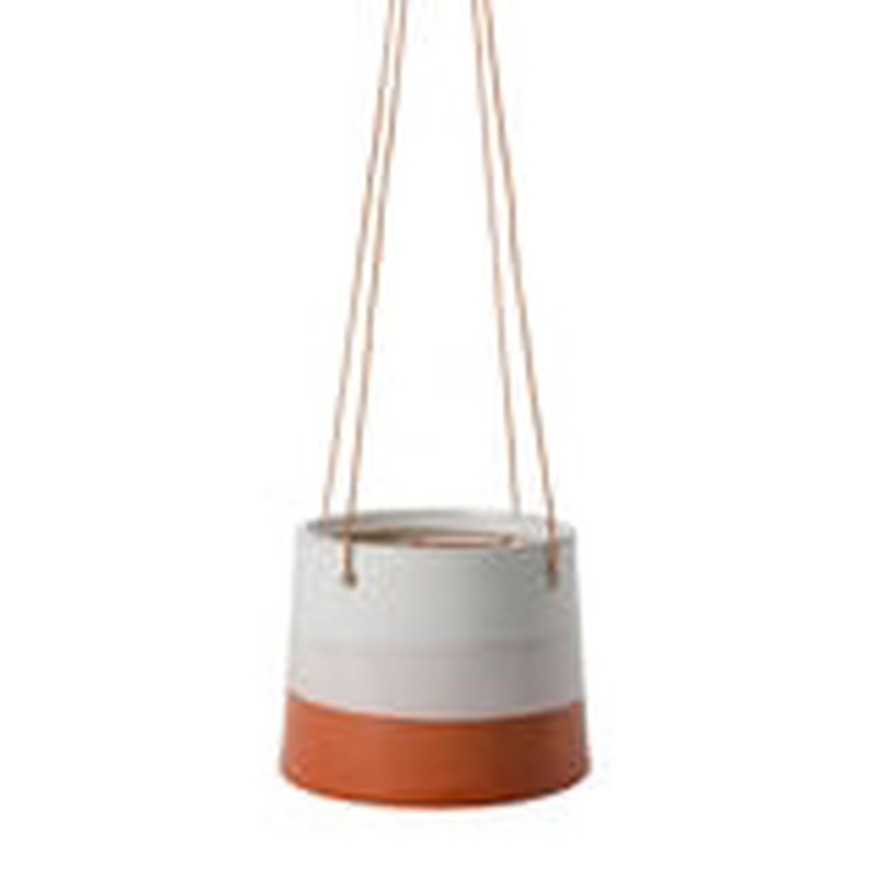 Terracotta Blush Hanging Pot 12.5cm