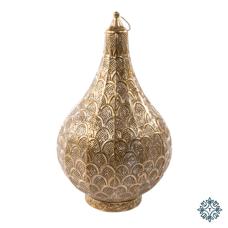 CASABLANCA TABLE LAMP GOLD 47CM