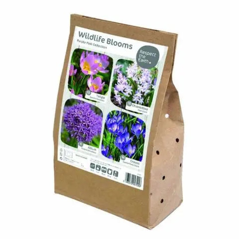 WILDLIFE PURPLE-PINK COLLECTION x 40