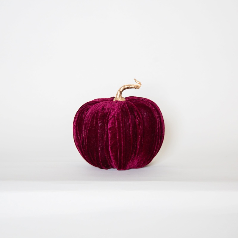 22X21CM Burgundy Pumpkin