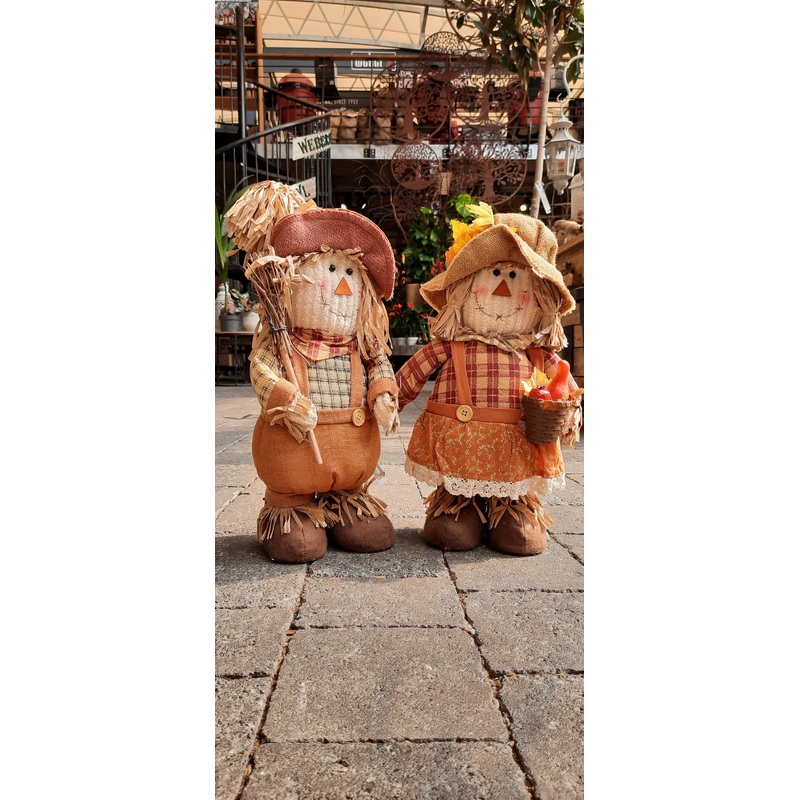 SCARECROW SMALL STANDING FIGURE 2 ASSORTED