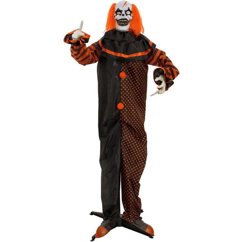 1.8m BO Lit Pop Up Head Clown Zombie with Sound SA
