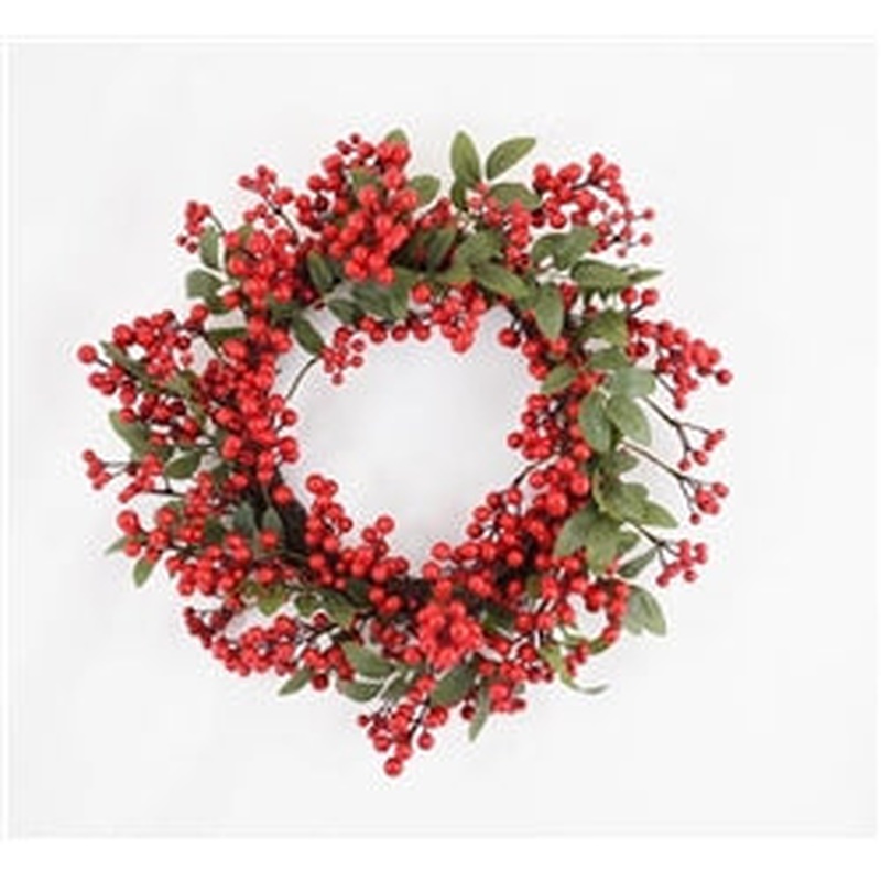 WOODLAND BERRY SMALL WREATH 40x40x15 cm