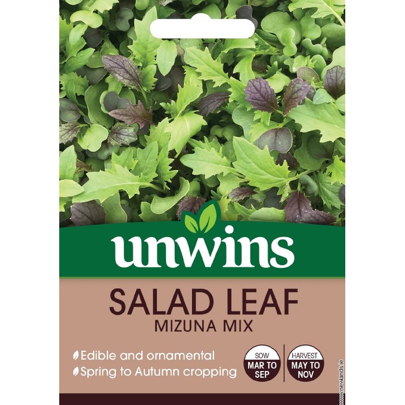 Salad Leaf Mizuna Mix