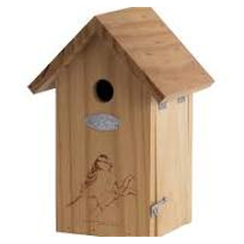 Birdhouse blue tit silhouette