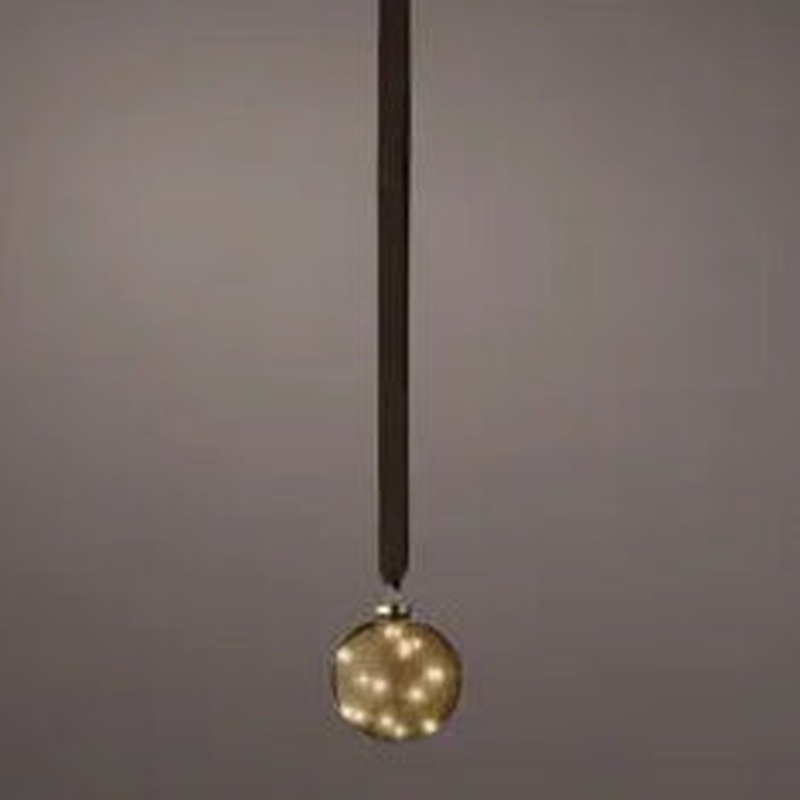 Micro LED ball steady BO indoor brown/warm white D.10cm