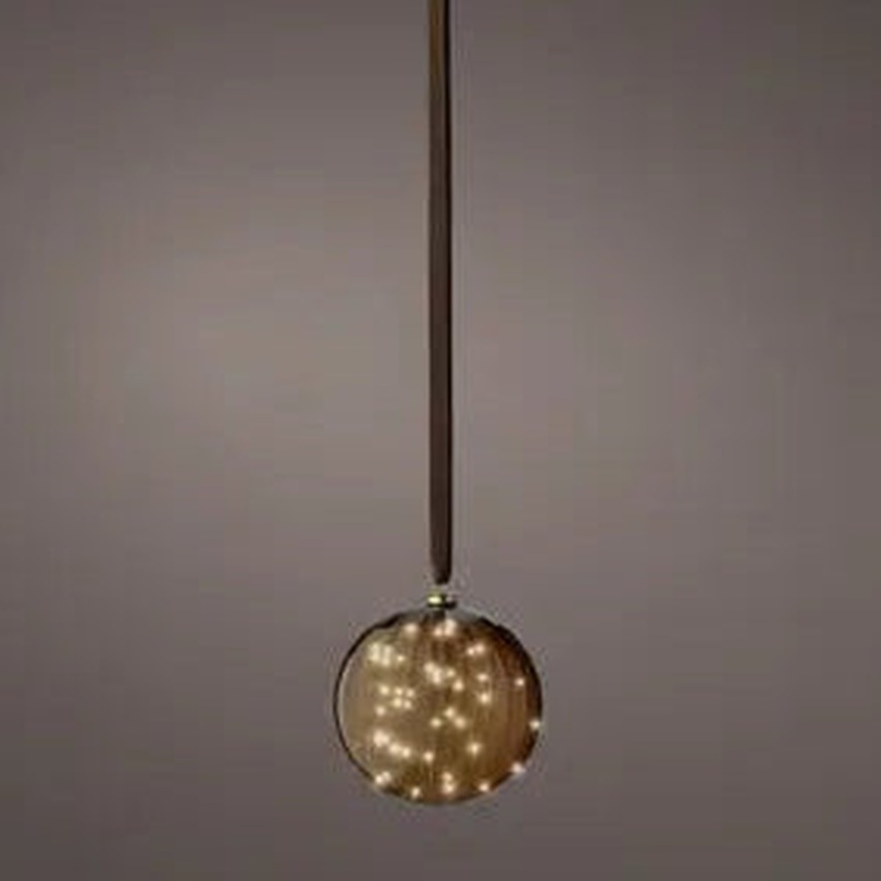 Micro LED ball steady BO indoor brown/warm white D.20cm