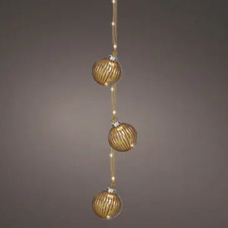 Micro LED bundle steady BO indoor brown/warm white L.5.7cm x W.5.7cm x H.28cm