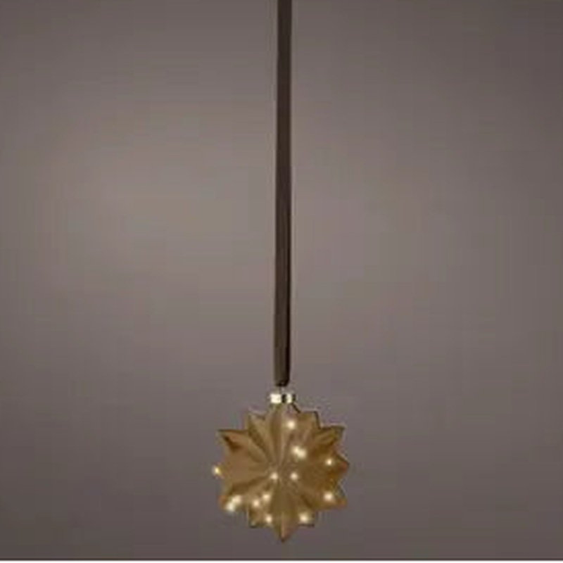 Micro LED flower steady BO indoor brown/warm white L.8cm x W.19cm x H.19cm