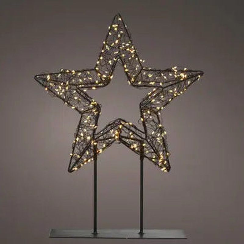 Micro LED table light gb metal steady outdoor black/classic warm L.6cm x W.28cm x H.37cm