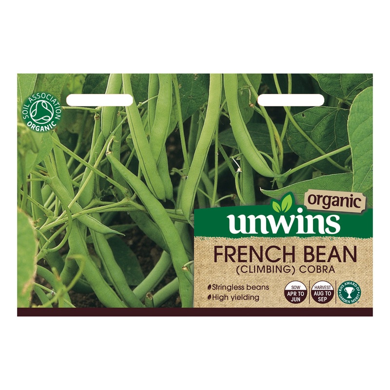 French Bean (Climbing) Cobra (Organic)