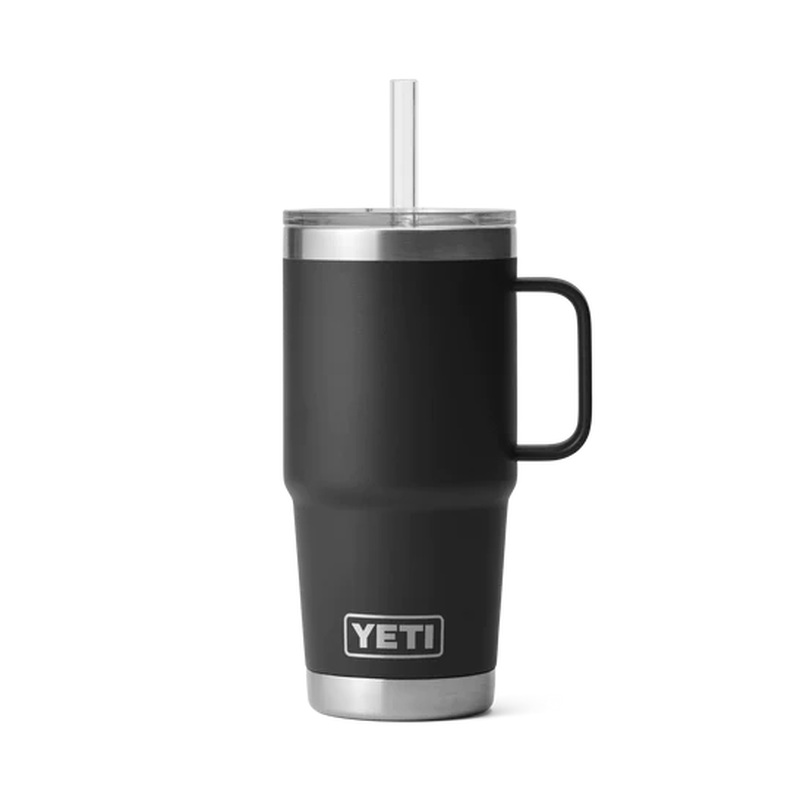 Yeti Rambler 25 OZ (739 ML) Straw Mug Black