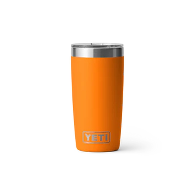 YETI RAMBLER 10 OZ TUMBLER KING CRAB ORANGE