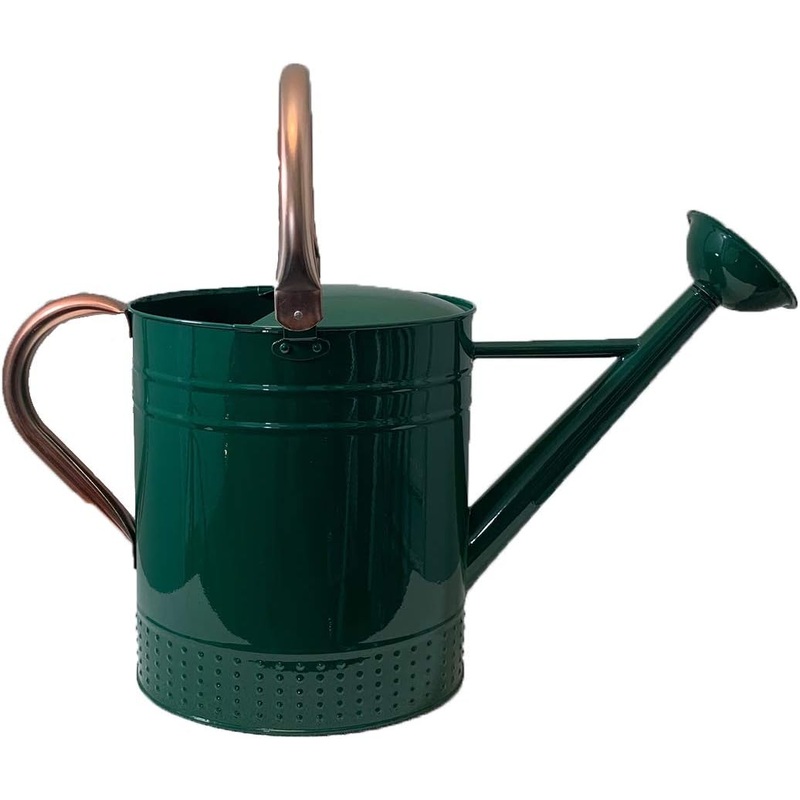 GREEN METAL WATERING CAN 9Ltr