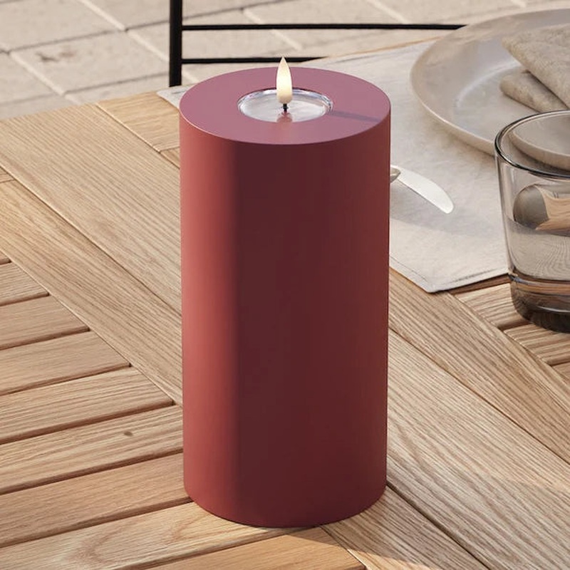 Bordeaux LED Candle 10 x 20 cm (PR)