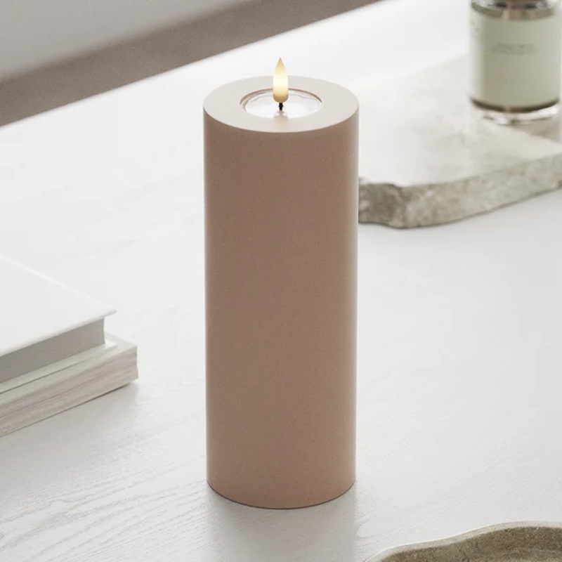 Rose LED Candle 7.5 x 20 cm