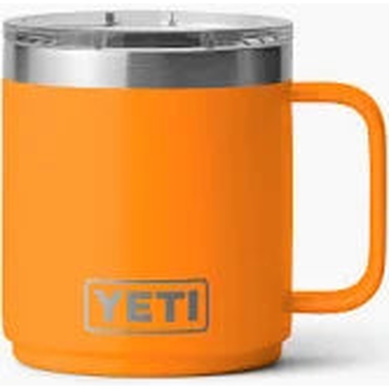 Yeti Rambler 10 Oz Mug King Crab Orange