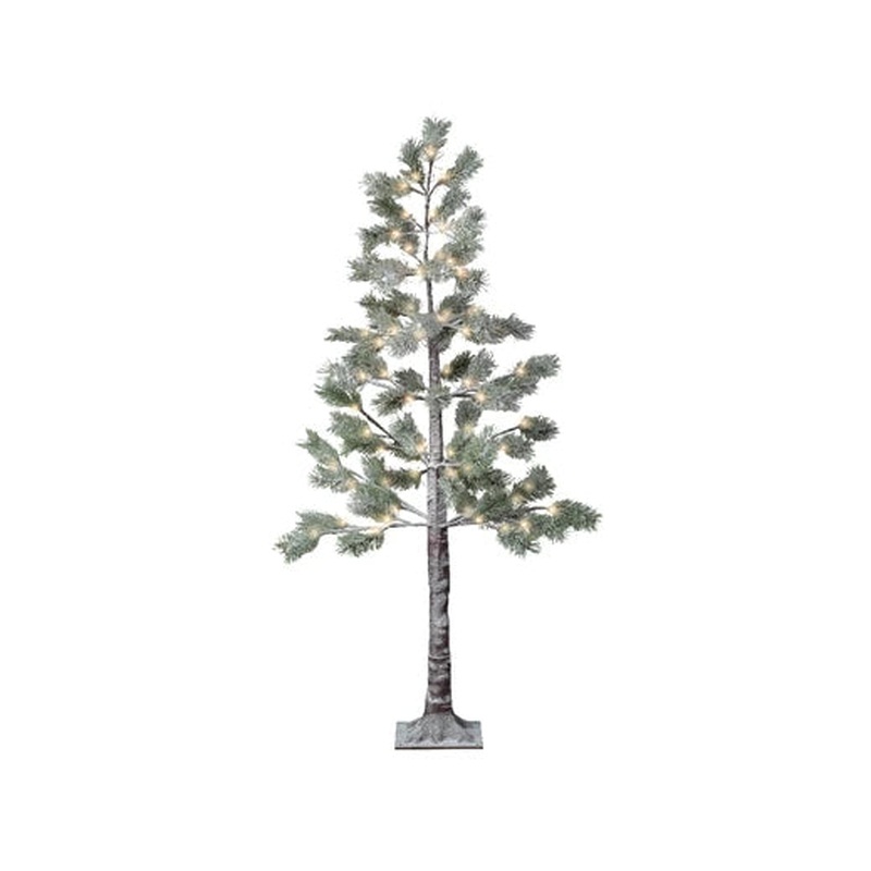 LED tree gb pvc snowy pine steady outdoor brown/warm white L.60cm x W.60cm x H.150cm