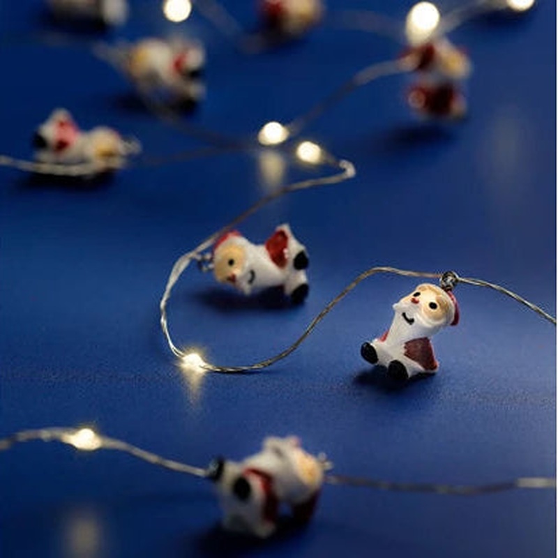 Micro LED deco string lights steady BO indoor 4ass silver/warm white L.190cm