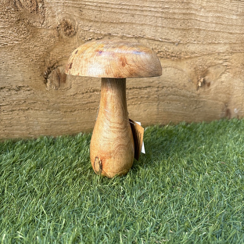Mushroom Wood Dost (15x9x9cm)