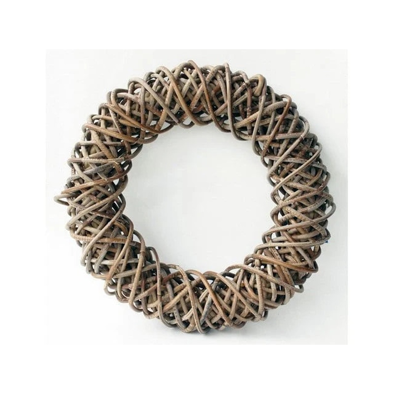 Wreath Rattan Grey d30cm