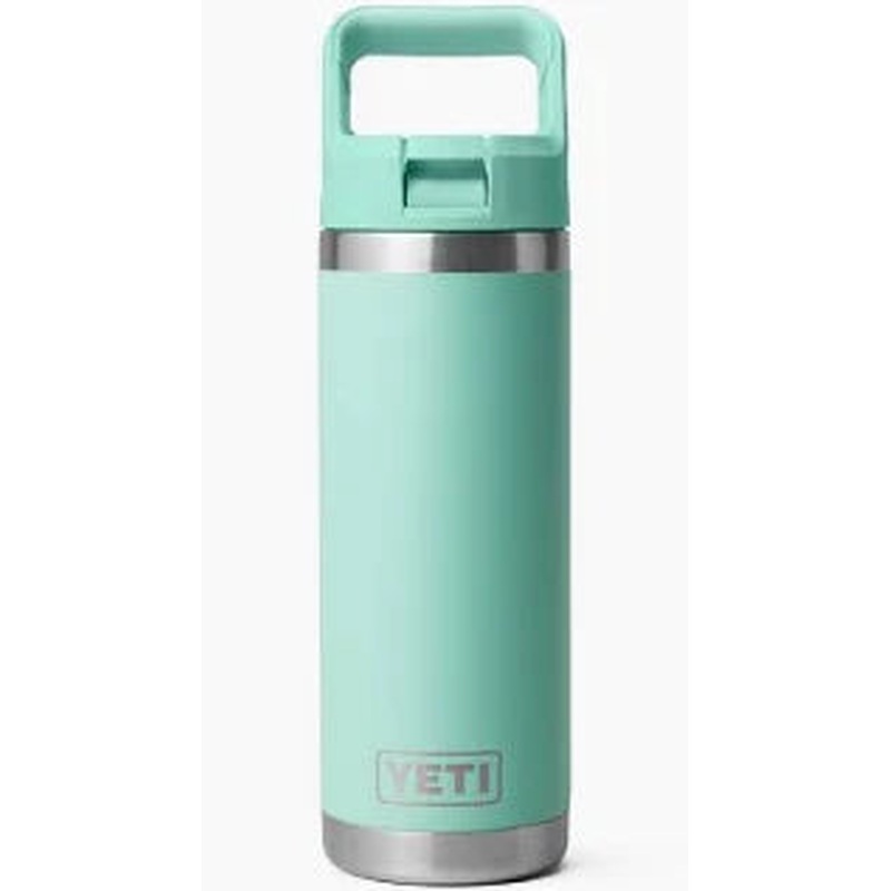 YETI RAMBLER 18OZ COLOUR STRAW BOTTLE SEAFOAM