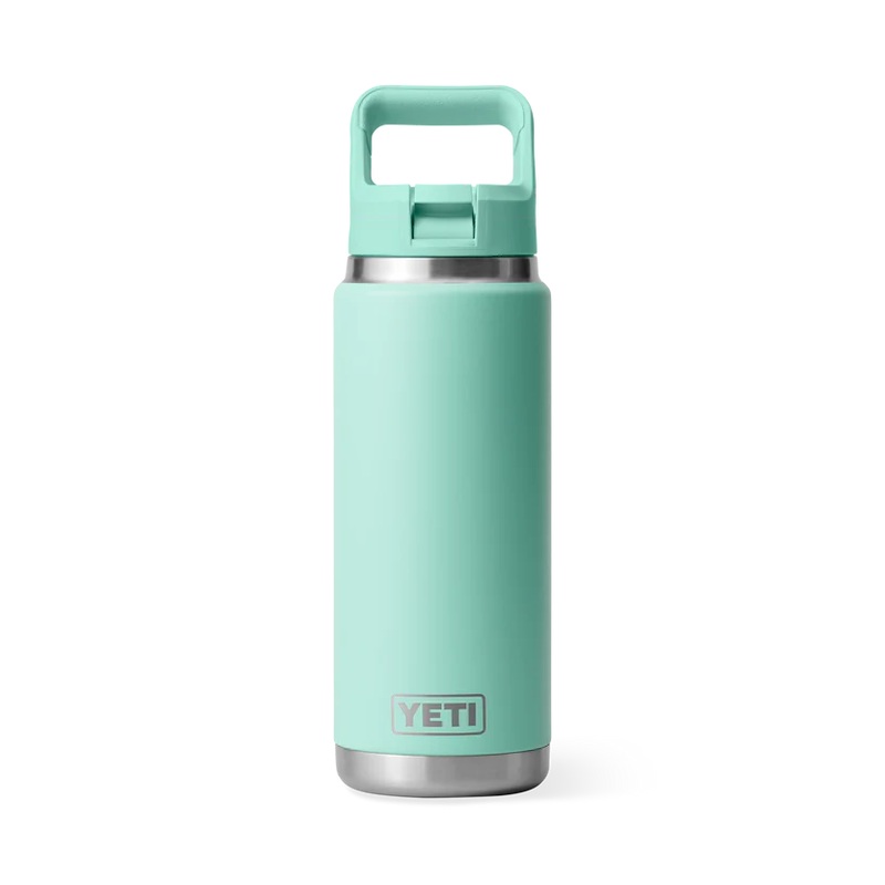 YETI RAMBLER 26OZ COLOUR STRAW BOTTLE SEAFOAM
